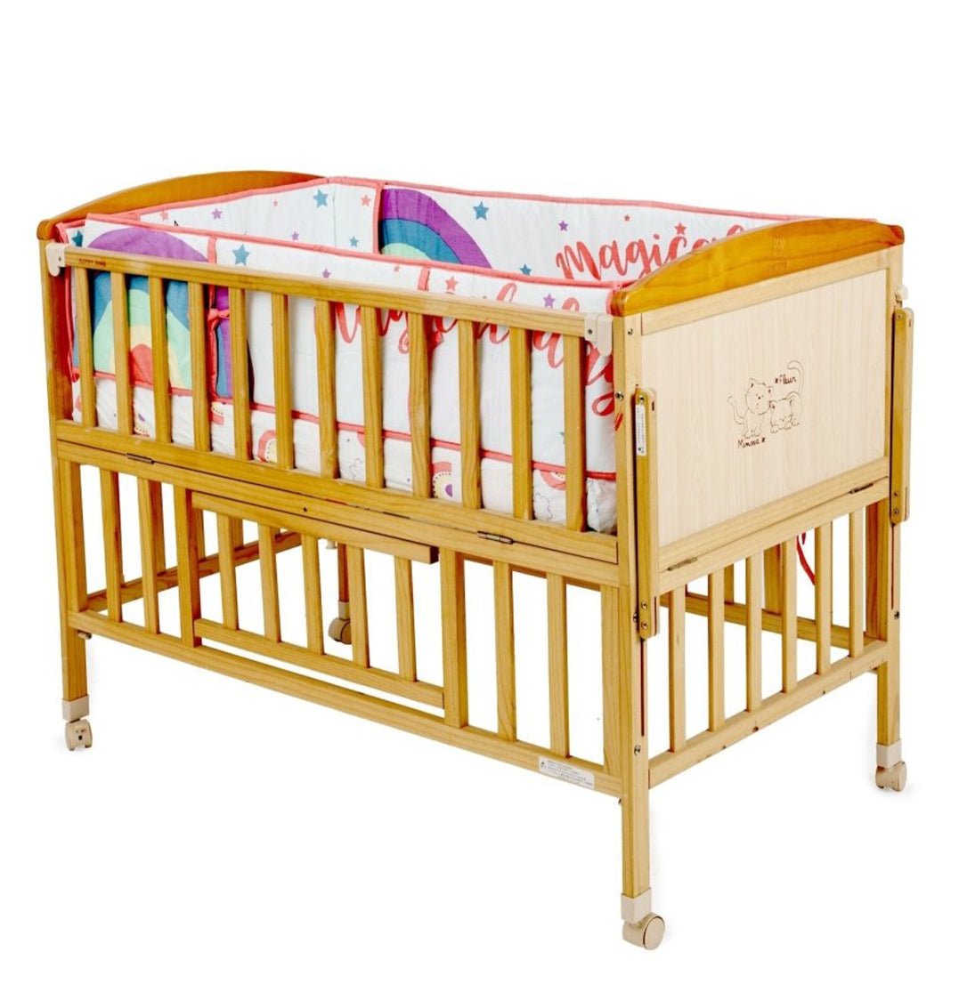 Magical Unicorn - 4 Section Crib Rails Protector Bumper Set - BPR - MGUC