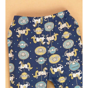 Magical Unicorn soft Cotton Joggers Nightsuit set for Kids - 2 - 3 Years Nightsuits