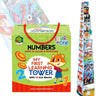 Majestic Book Club MY FIRST LEARNING TOWER- NUMBERS, SHAPES, COLOURS AND PROFESSIONS - Cube Box