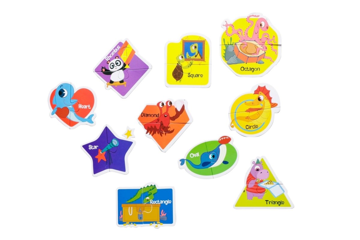 Majestic Book Club SHAPES-EASY PEASY PUZZLE - 3598218