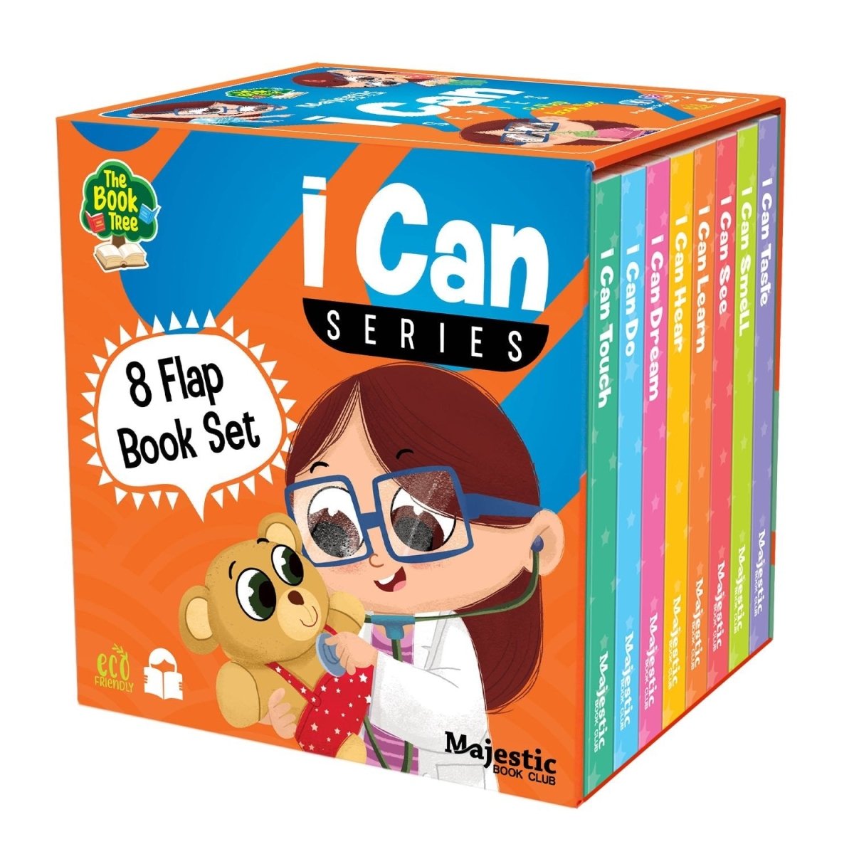 Majestic Book Club THE BOOK TREE I CAN- 8 Flap Books Set - IcanBoxset