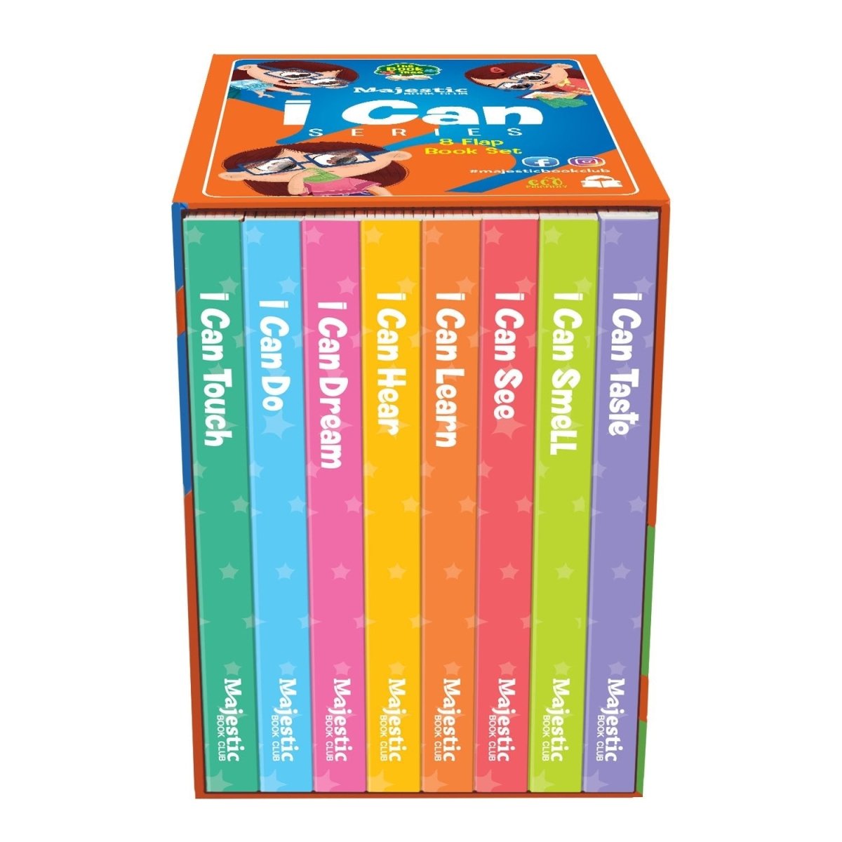 Majestic Book Club THE BOOK TREE I CAN- 8 Flap Books Set - IcanBoxset