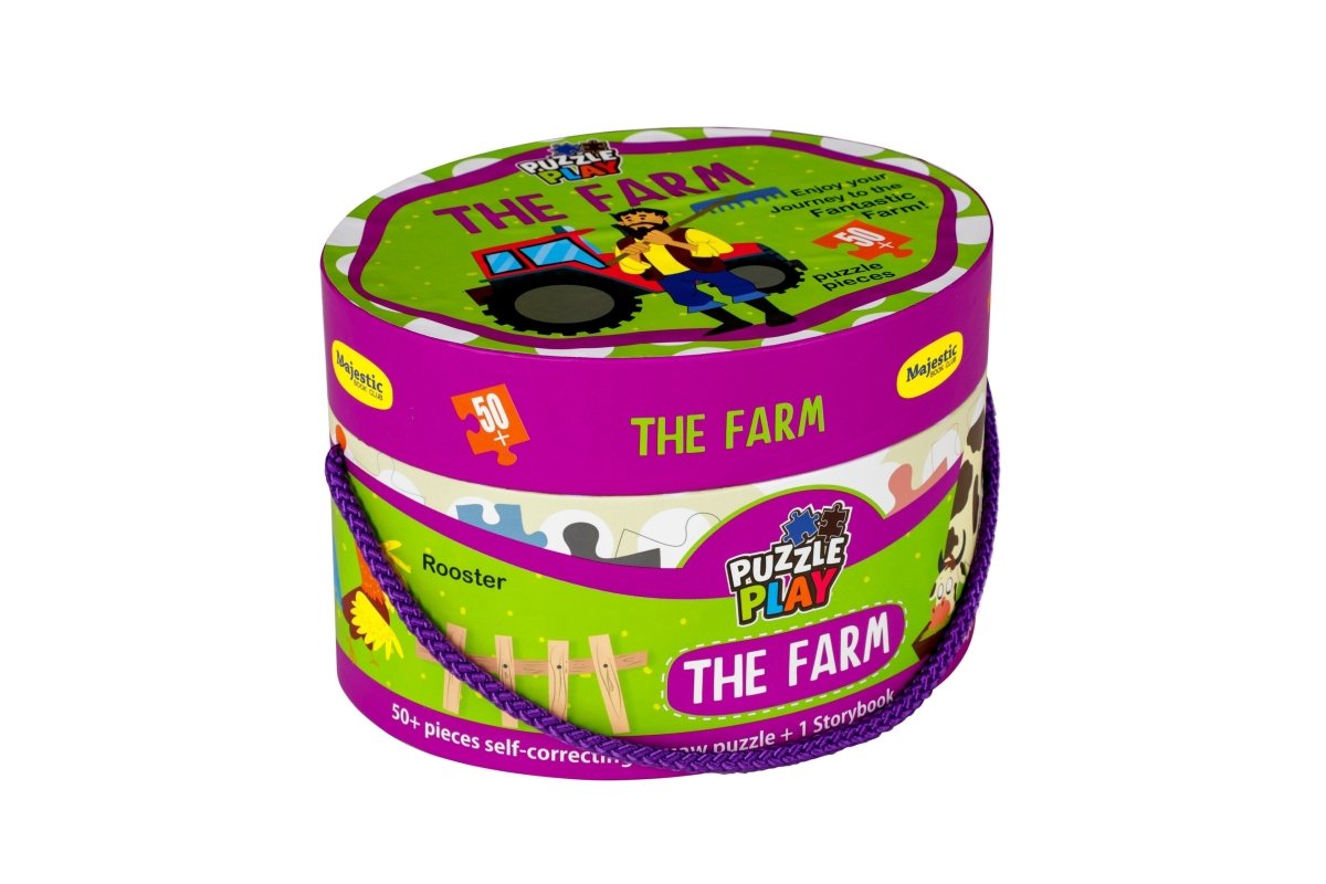 Majestic Book Club THE FARM-PUZZLE PLAY - 3598227