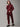 Majesty’s Red Quilted Maternity And Nursing Hoodie Pajama Loungewear Set - MWW-SD-MQHP-S