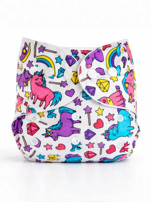 Make Some Magic Print - Reusable Diaper - 3months - 3years Reusable Cloth Diaper