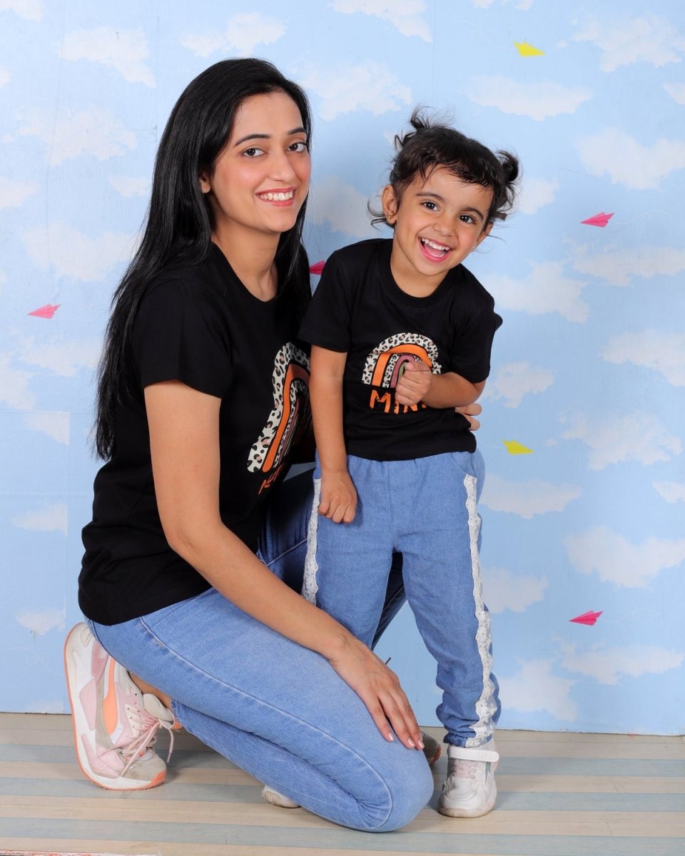 Mama And Mini Family Matching Family T-shirt - Combo of 2 - TWN2-SS-MAMN