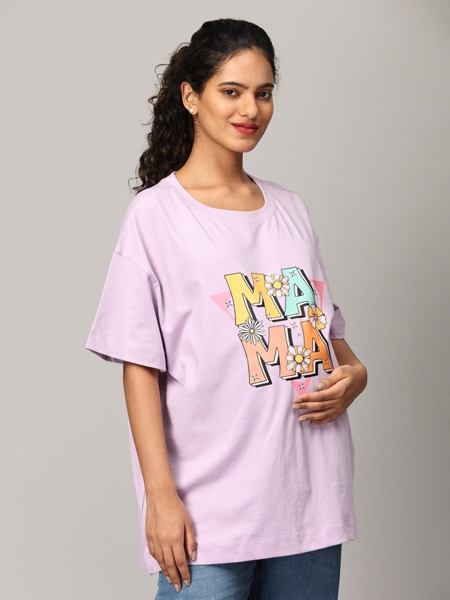 MAMA Oversized Mumma T shirt - MAT-SC-MUMAO-S