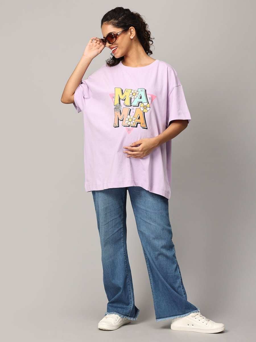MAMA Oversized Mumma T shirt - MAT-SC-MUMAO-S