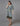 Mandala Blue Maternity and Nursing Kaftan Midi Dress - NW-BLMNT-S