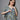 Mandala Blue Maternity and Nursing Kaftan Midi Dress - NW-BLMNT-S