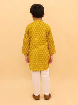 Mango Sorbet Boys Kurta Pajama Set - KES - RA - MNGSB - 0 - 6