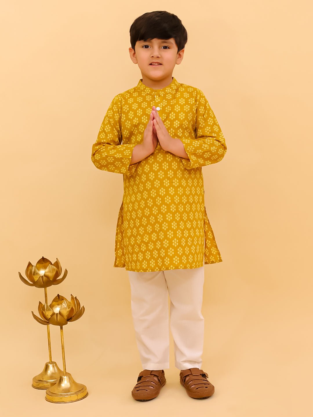Mango Sorbet Boys Kurta Pajama Set - KES - RA - MNGSB - 0 - 6