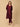 Marilyn Merlot Embroidered Maternity And Nursing Silk Kurta Set - MEW - SK - WNEB - S