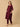 Marilyn Merlot Embroidered Maternity And Nursing Silk Kurta Set - MEW - SK - WNEB - S