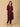 Marilyn Merlot Embroidered Maternity And Nursing Silk Kurta Set - MEW - SK - WNEB - S