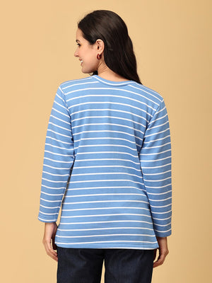 Maritime Muse Maternity and Nursing Sweatshirt - MNSWT - SD - MRTMS - S
