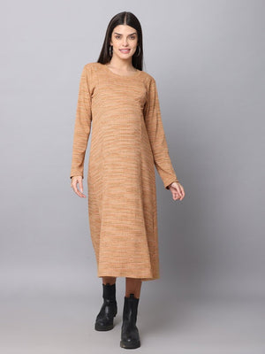 Marmalade Ribbed Maternity Dress with Nursing - DRS-MLRBD-S