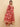 Maroon Block Print Anarkali Kurta Set - WES - SC - MRBLO - S