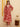 Maroon Block Print Anarkali Kurta Set - WES - SC - MRBLO - S