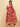 Maroon Block Print Anarkali Kurta Set - WES - SC - MRBLO - S