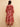 Maroon Block Print Anarkali Kurta Set - WES - SC - MRBLO - S