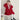 Maroon & Cream Big Bow Ruffled neck Knitted Frock Winter wear - Little Surprise BoxMaroon & Cream Big Bow Ruffled neck Knitted Frock Winter wear
