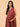Maroon Melody Maternity and Nursing Dress - S Maternity Casual Dress