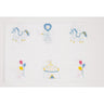Masaya Pure Cotton Cot Sheet Circus - Teal - MSY - CSS - 007E - Teal
