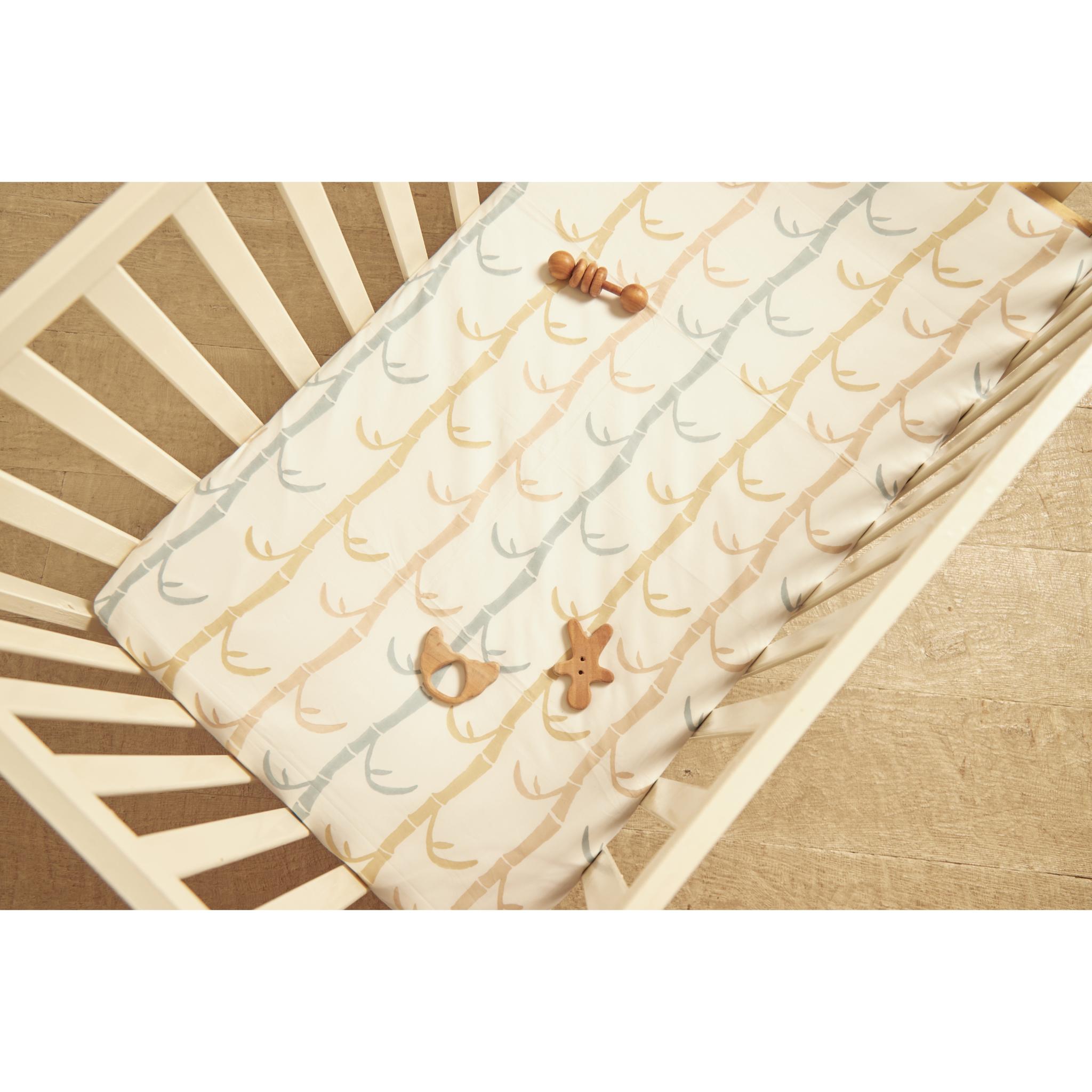 Masaya Pure Cotton Cot Sheet Koala - Beige - Baby Bedding Set
