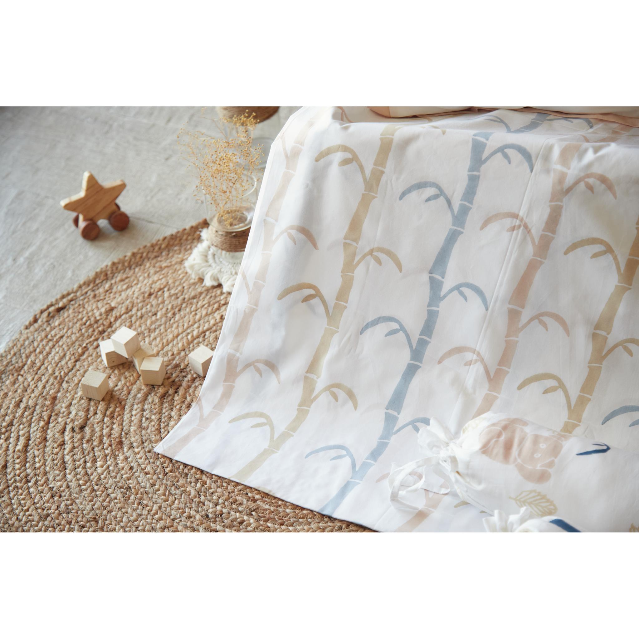 Masaya Pure Cotton Cot Sheet Koala - Beige - Baby Bedding Set