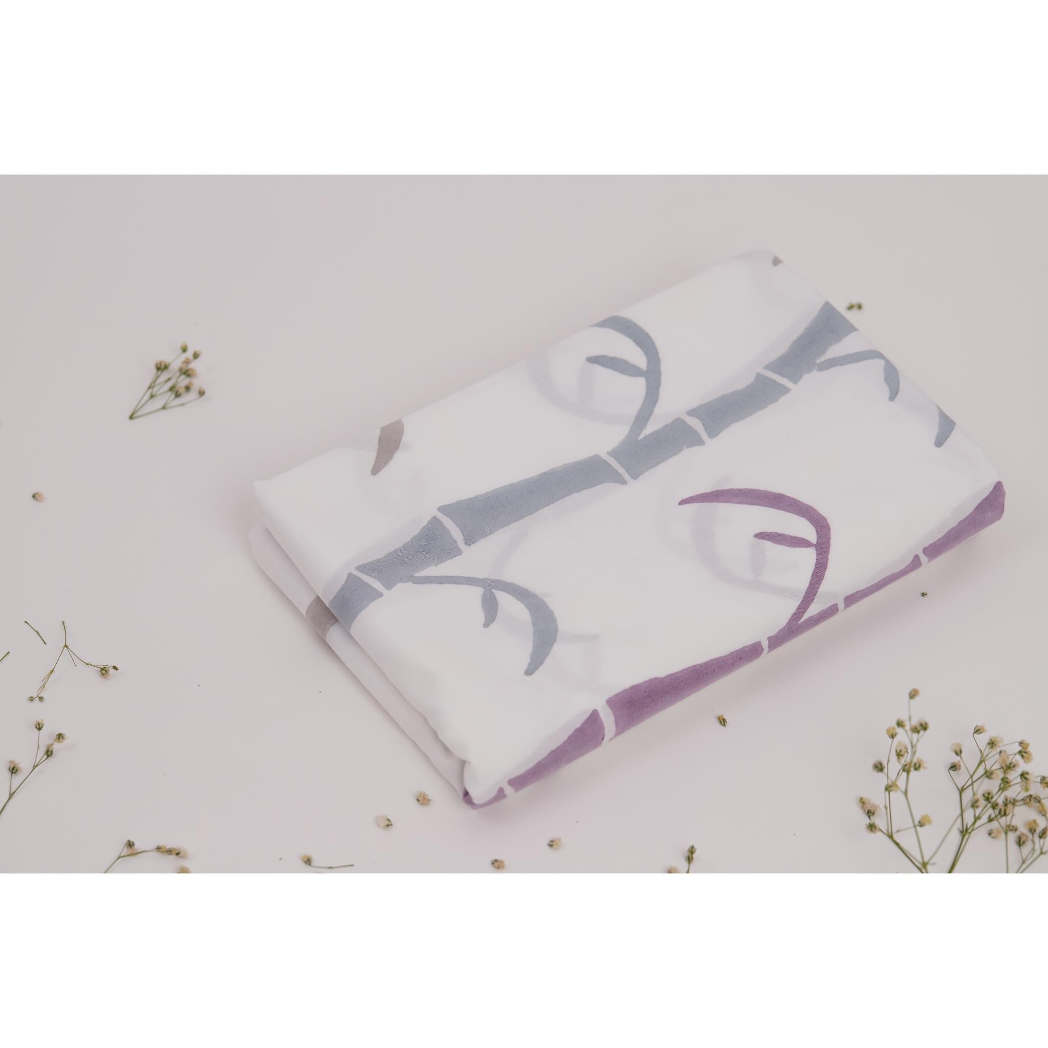 Masaya Pure Cotton Cot Sheet Koala - Purple - Baby Bedding Set