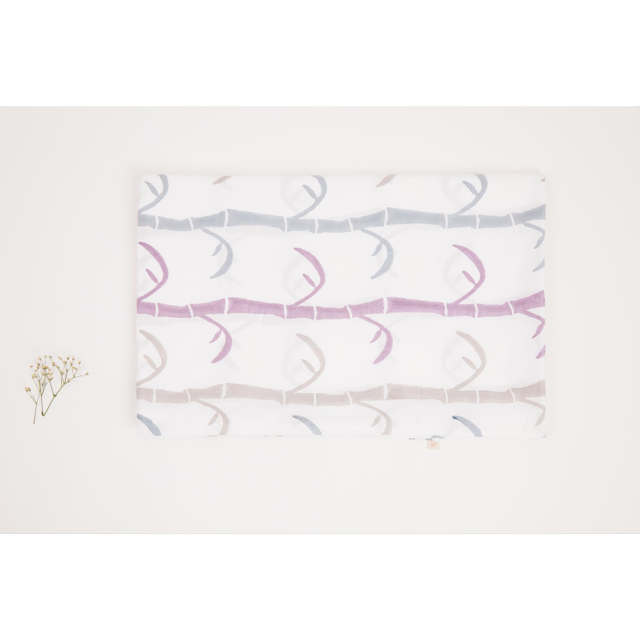 Masaya Pure Cotton Cot Sheet Koala - Purple - Baby Bedding Set