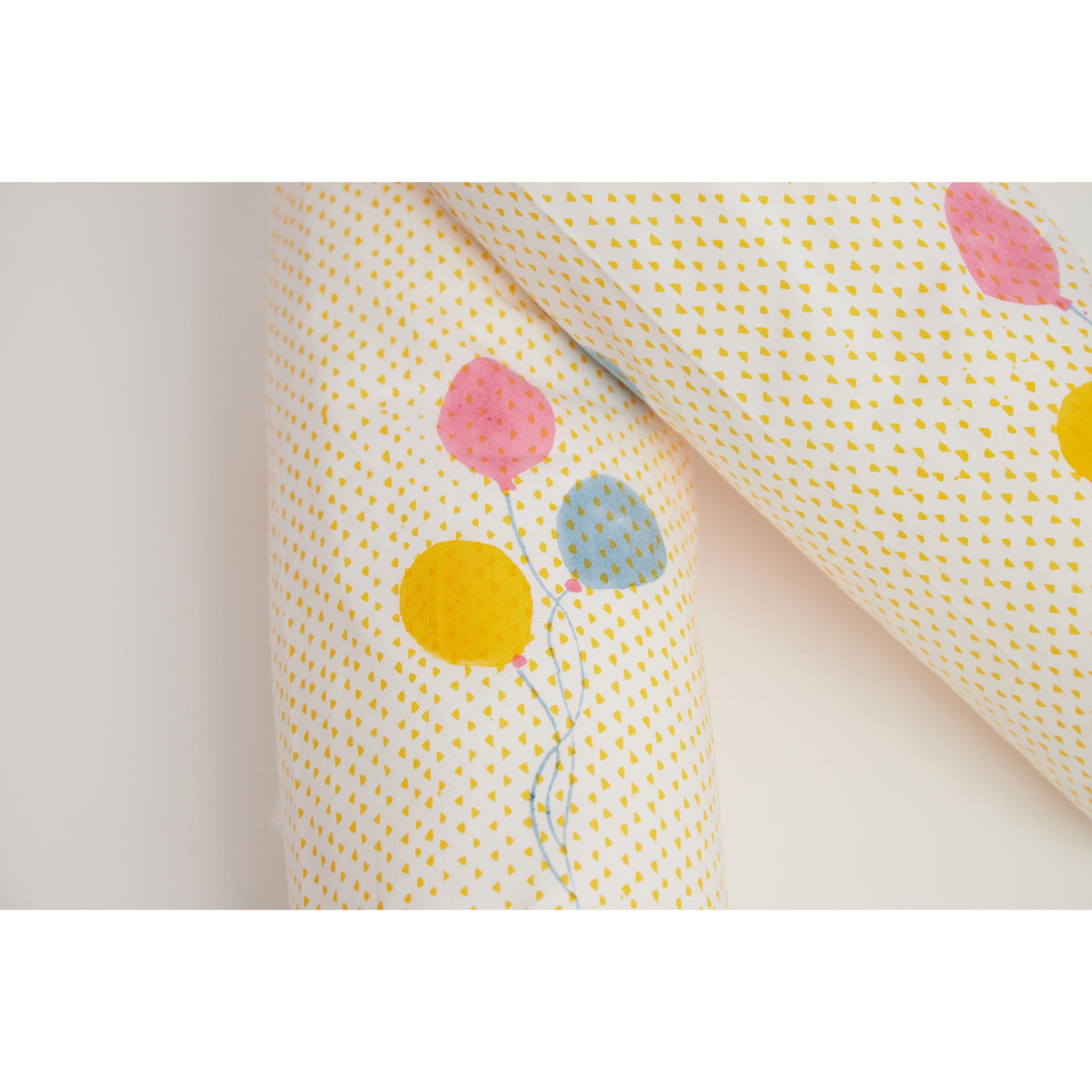 Masaya Pure Cotton Pillow & Bolster Set Circus - Pink - MSY - CPB - 009E - Pink