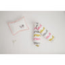 Masaya Pure Cotton Pillow & Bolster Set Elle - Grey - MSY - CPB - 009B - Grey