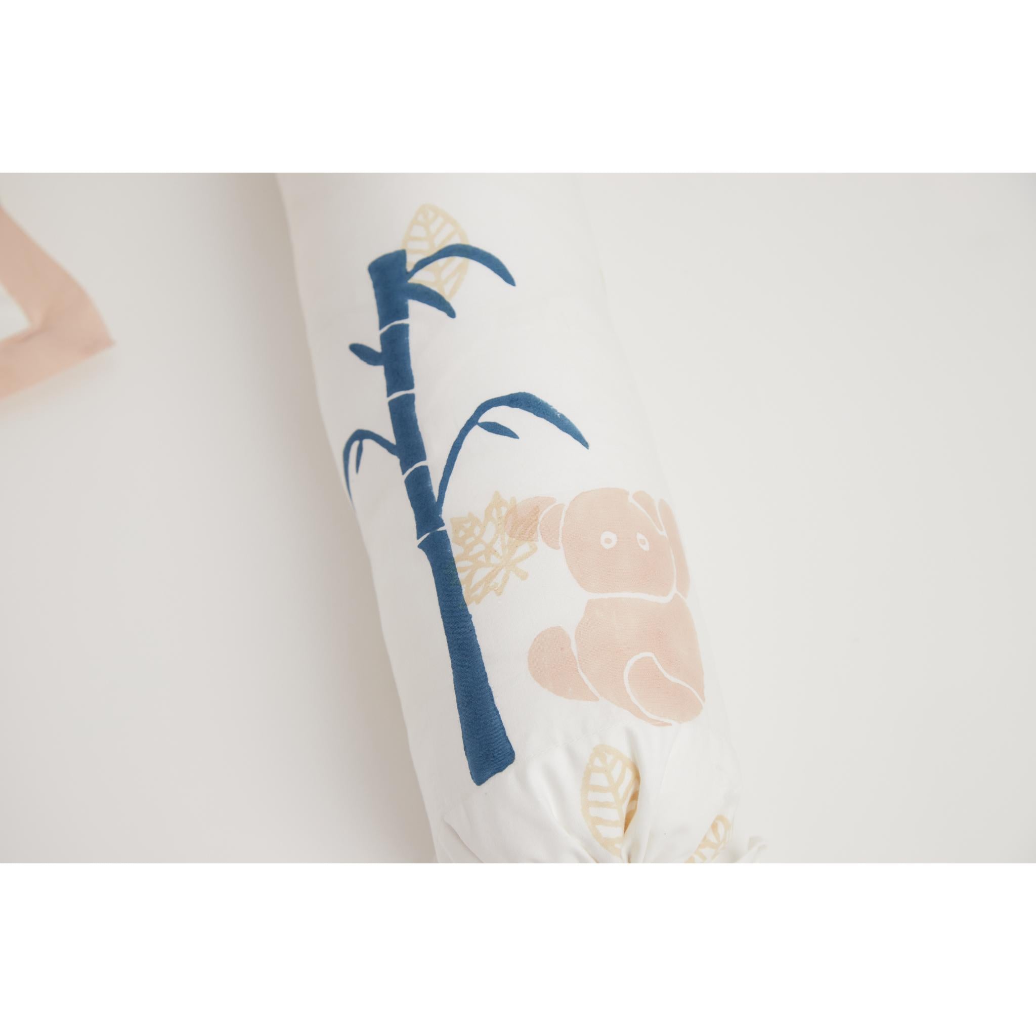 Masaya Pure Cotton Pillow & Bolster Set Koala - Beige - MSY - CPB - 009F - Beige