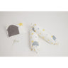 Masaya Pure Cotton Pillow & Bolster Set Shapes - MSY - CPB - 009D - Night