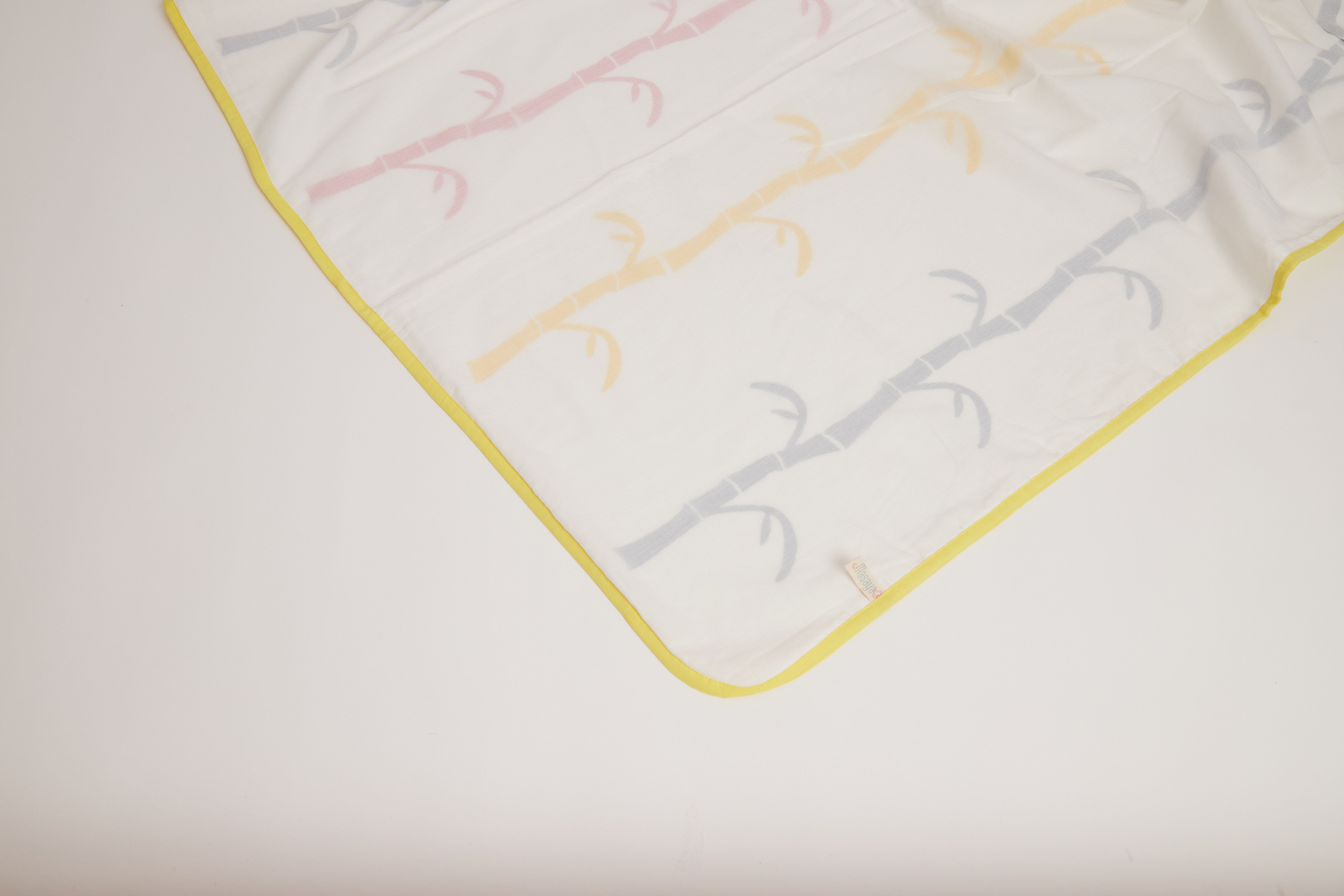 Masaya Single Dohar Blanket - K for Koala - Yellow - MSY - SDB - 0051F - Yellow