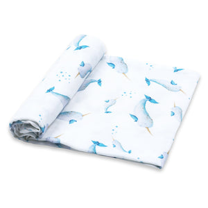Masilo Cuddle & Bundle Box - Believe in Narwhals Gift Set