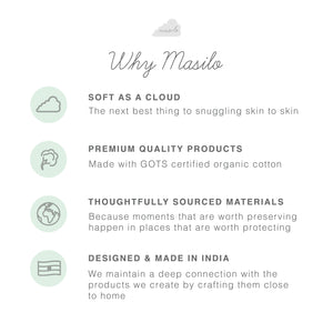 Masilo Godilo Ergonomic Organic Cotton Baby Carrier Wrap - MGOBC LUNA L0