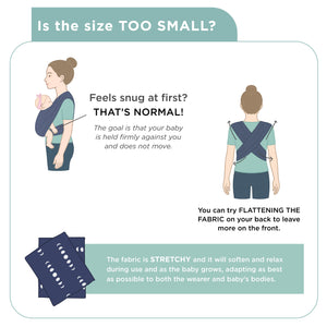 Masilo Godilo Ergonomic Organic Cotton Baby Carrier Wrap - MGOBC LUNA L0