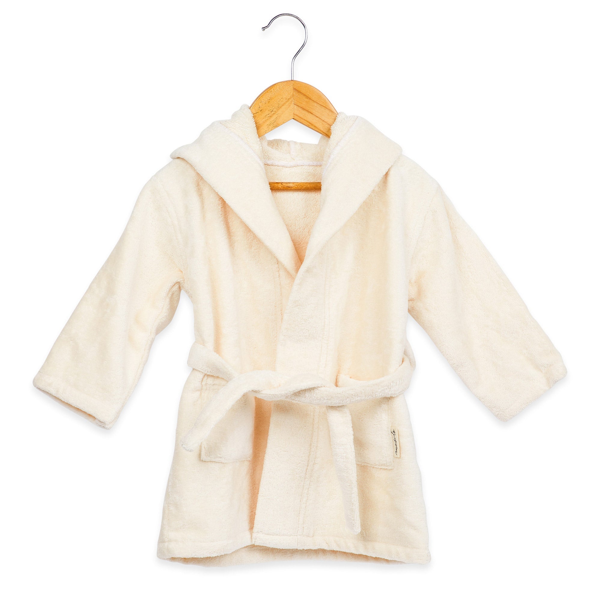 Masilo Hooded Baby Robe - MTHR 6 - 12m CREAM