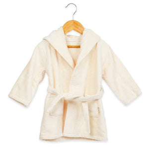 Masilo Hooded Baby Robe - MTHR 6 - 12m CREAM