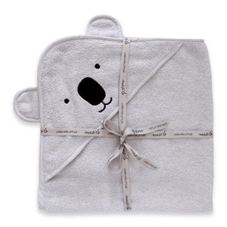 Masilo Hooded Towel - MBAHT S POLAR WHITE