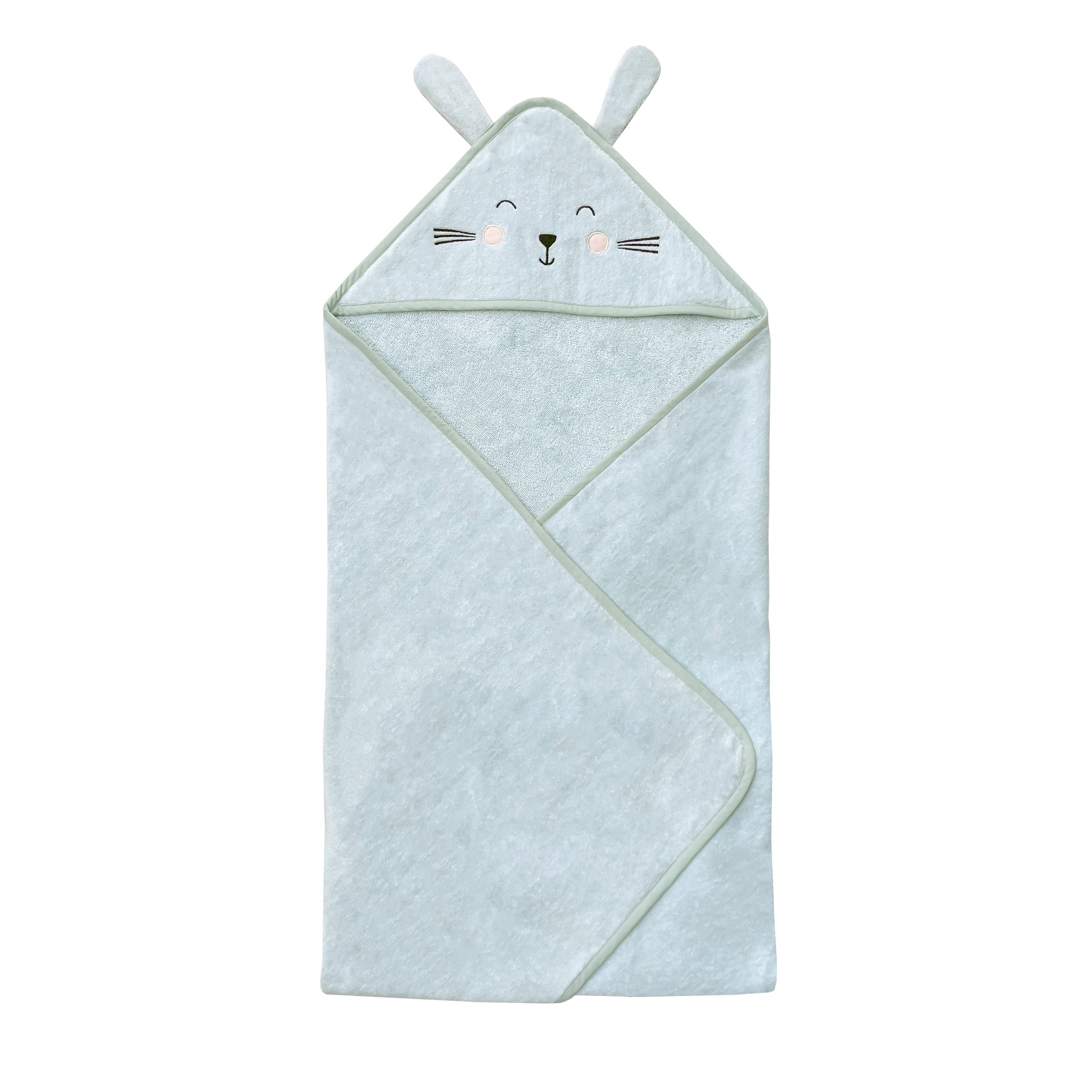Masilo Hooded Towel - MBAHT S BUNNY MINT