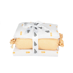 Masilo Mini Cot Set - MGMINI MST 4PC PINEAPPLE