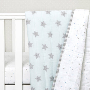 Masilo Organic Cotton Quilt - MBQUI STAR BLUE