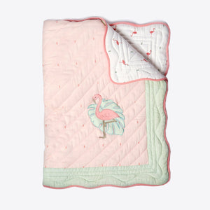 Masilo Organic Cotton Quilt - Peekaboo Panda Baby Blanket