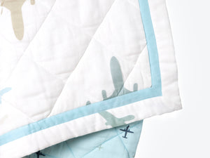 Masilo Organic Cotton Quilt - Peekaboo Panda Baby Blanket