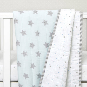 Masilo Organic Cotton Quilt - Peekaboo Panda Baby Blanket