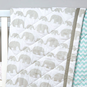 Masilo Organic Cotton Quilt - Peekaboo Panda Baby Blanket